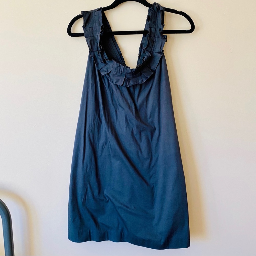 dark gray shift dress